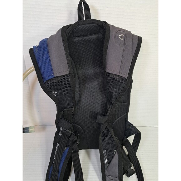 JanSport Helium Hydration Backpack Black Blue + 72oz Bladder Hiking Trail Pack - Picture 5 of 7